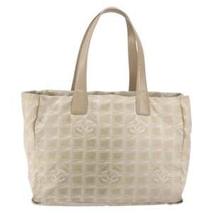 Chanel Nylon New Travel Line Tote Bag Beige